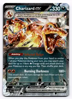 Charizard ex - SV: Paldean Fates - Pokemon NM 054/091 - Image 1