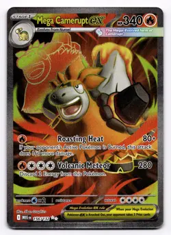 Mega Camerupt ex ME01: Mega Evolution - Pokemon NM 156/132 - Image 1