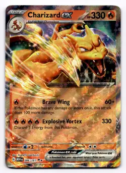 Charizard ex - SV: Scarlet & Violet 151 - Pokemon NM 006/165 - Image 1