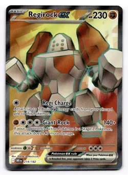 Regirock ex SV10: Destined Rivals - Pokemon NM 214/182 - Image 1