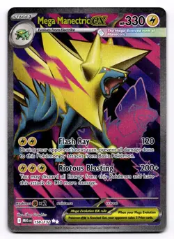 Mega Manectric ex ME01: Mega Evolution - Pokemon NM 158/132 - Image 1