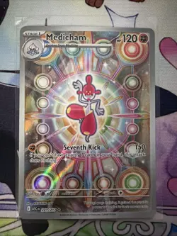Medicham 241/217 Illustration Rare Ascended Heroes Pokemon Holo Near Mint - Image 1