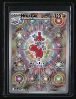 MEDICHAM 241/217 ILLUSTRATION RARE ASCENDED HEROES POKEMON HOLO NEAR MINT - Image 1