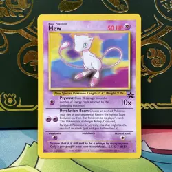 Pokemon 2000 Mew (8) Regular Black Star Promo WoTC Promo 08/53 NM - Image 1