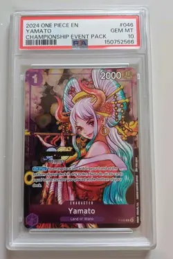 One Piece Yamato Championship 2024 Event Pack P-046 PSA 10 - Image 1