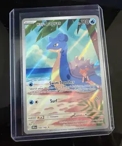 Pokemon TCG Misty's Lapras 194/182 Sv10 Destined Rivals IR Holo English 110HP - Image 1