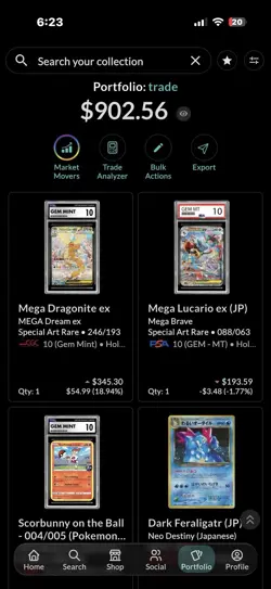 PSA/CGC Graded Pokemon TCG Lot: Mega Dragonite ex, Lucario ex, Acerola - Image 2