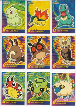 2001 Pokemon Topps Johto Series - Non Foil Euro Lot 62 Total Blue Logo - Image 1