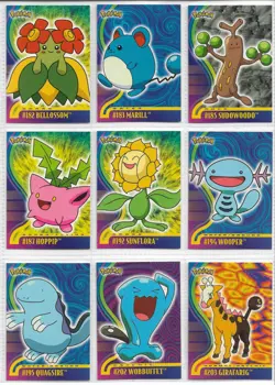 2001 Pokemon Topps Johto Series - Non Foil Euro Lot 62 Total Blue Logo - Image 2