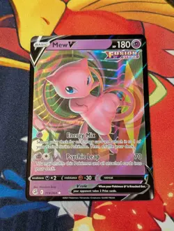 Mew V 113/264 Holo V Rare Fusion Strike Holo NM - Image 1