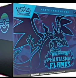 Pokemon Mega Evolution Phantasmal Flames Elite Trainer Box English Charizard - Image 1
