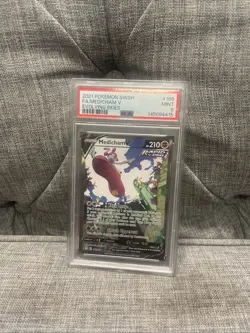 Pokemon Evolving Skies Medicham V Alt Art #186/203 PSA 9 MINT - Image 1