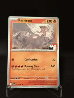 Pokemon Reshiram Phantasmal Flames 017/094 Prize Pack Series 9 Non Holo - Image 1