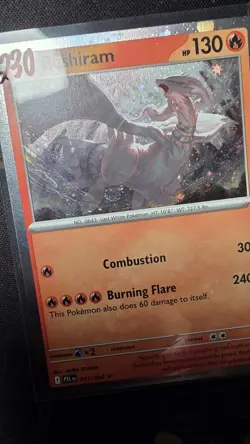 Pokemon - Reshiram 017/094 Cosmos Holo Phantasmal Flames NM DOUBLE SWIRL - Image 4