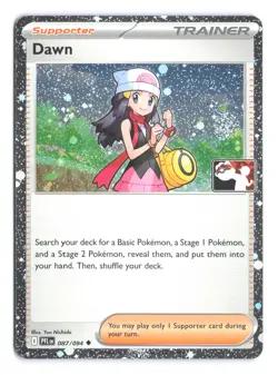 Pokemon Dawn Phantasmal Flames 087/094 Prize Pack Series 9 Holo - Image 1