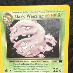 Weezing ✨ 2000 Pokemon TCG Dark 14/82 Rare Unlimited Holo MP/LP - Image 3