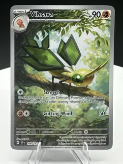 Vibrava 206/191, Surging Sparks, Illustration Rare Full Art Holo, Pokemon TCG - Image 3