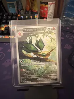 Pokemon TCG Vibrava Illustration Rare Surging Sparks 206/191 NM Condition - Image 1