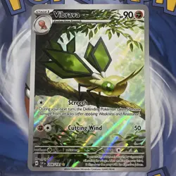 Pokemon TCG Vibrava 206/191 Surging Sparks Illustration Rare Holo English Minty - Image 1