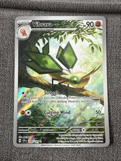 Pokemon TCG Vibrava Card 206/191 Surging Sparks - Image 1