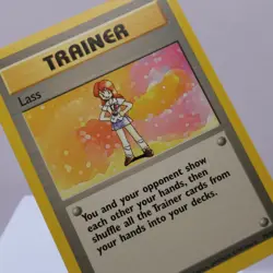 Pokemon TCG - Lass 75/102 Base Set Rare WOTC 1999 - EXC/NM - Image 1