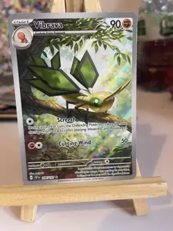Pokemon TCG Vibrava Surging Sparks 206/191 Illustration Rare Near Mint - Image 2