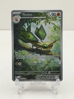 🔥Pokemon TCG-Vibrava-206/191-Sv08: Surging Sparks-Illustration-Holo-M/NM!🔥 - Image 1