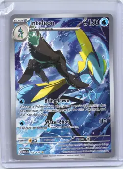 Inteleon 142/132 Illustration Rare Mega Evolution Pokemon Holo Near Mint - Image 1