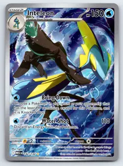 Pokemon - Inteleon 142/132 Illustration Rare Holo - ME01 Mega Evolution - NM - Image 1