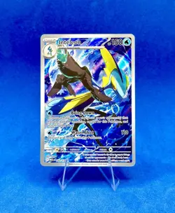 Inteleon 142/132 ME01: Mega Evolution Illustration Rare Holo Pokemon Card NM - Image 1