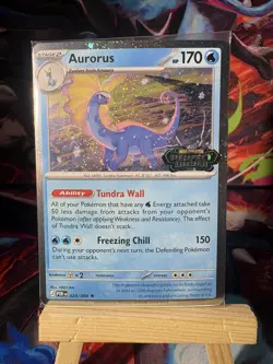 Aurorus 024/088 - Cosmo Holo - Pokemon Perfect Order Stamped Promo SEALED - Image 5