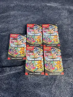 Pokemon Chaos Rising Booster Bundle Sealed LOT OF 5 - Image 1