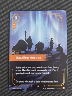 Riftbound Origins Dazzling Aurora Gear 160/298 Foil 2025 NM - Image 1