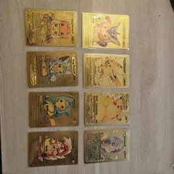 Pokemon Gold Foil Fan Art Cards 20 Cards Bundle (Unofficial Cards) - Image 1