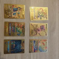 Pokemon Gold Foil Fan Art Cards 20 Cards Bundle (Unofficial Cards) - Image 3