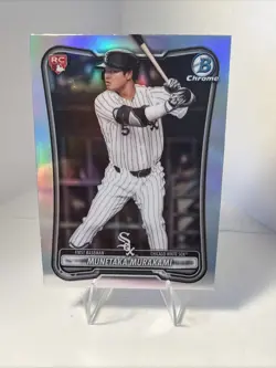 Munetaka Murakami RC: 2026 Bowman Chrome -Red Rookie Refractor #9 -White Sox - Image 1
