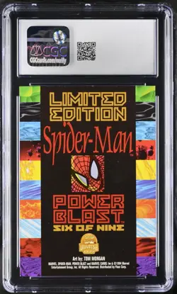 1994 Marvel Universe Series V #6 of 9 Spider-Man, Power Blast, CGC 8 - Image 2