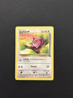 Jigglypuff 54/64 | Base Set Jungle | Non Holo Pokemon Card LP - Image 1