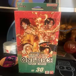 Brand New Sealed One Piece TCG Starter Deck ST-30 - Luffy and Ace English - Image 1