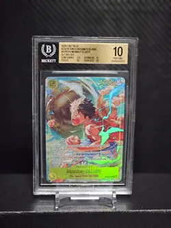 OP15 ADVENTURES ON KAMI'S ISLAND Monkey D. Luffy (AA-SEC) BGS PRISTINE 10 - Image 1
