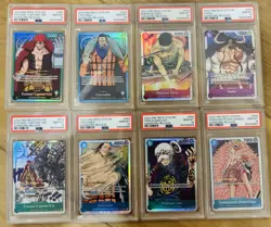 ONE PIECE SUPER PRE-RELEASE STARTER DECK CARDS ST01 LUFFY ZORO CROCODILE PSA 10 - Image 1