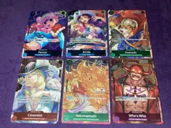 ONE PIECE Collection Romance Dawn Box Toppers OP01 x1 Pre Errata Foil Lot - Image 2