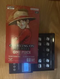 One Piece OP-13 CARRYING ON HIS WILL Sleeved Booster-HEAVY!! -LOT OF 12-37.9-38g - Image 3