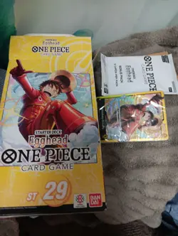 Bandai One Piece Trading Cards Starter Deck ST29 EGGHEAD 50+3bonus.open Complete - Image 1