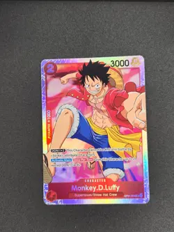 Monkey.D.Luffy (024) OP01-024 Super Rare Romance Dawn One Piece Foil Near Mint - Image 1