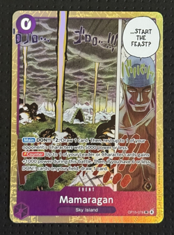One Piece #OP15-078 Mamaragan Super Rare SR Adventures On Kami's Island - Image 1