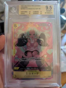 BGS 9.5 Alternate Art S-Snake One Piece OP08-112 Japanese 112 GEM MINT - Image 1
