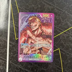 Donquixote Doflamingo OP14-060 Leader Alt Art Foil One Piece Azure Sea's Seven - Image 1