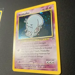 Wobbuffet Holo Rare 1st Edition 16/75 Neo Discovery WOTC Pokemon MINT SWIRL - Image 3