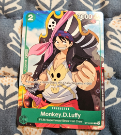 Monkey.D.Luffy ST16-005 Alt Art - Welcome Pack Full Boarder Art - One Piece - Image 1